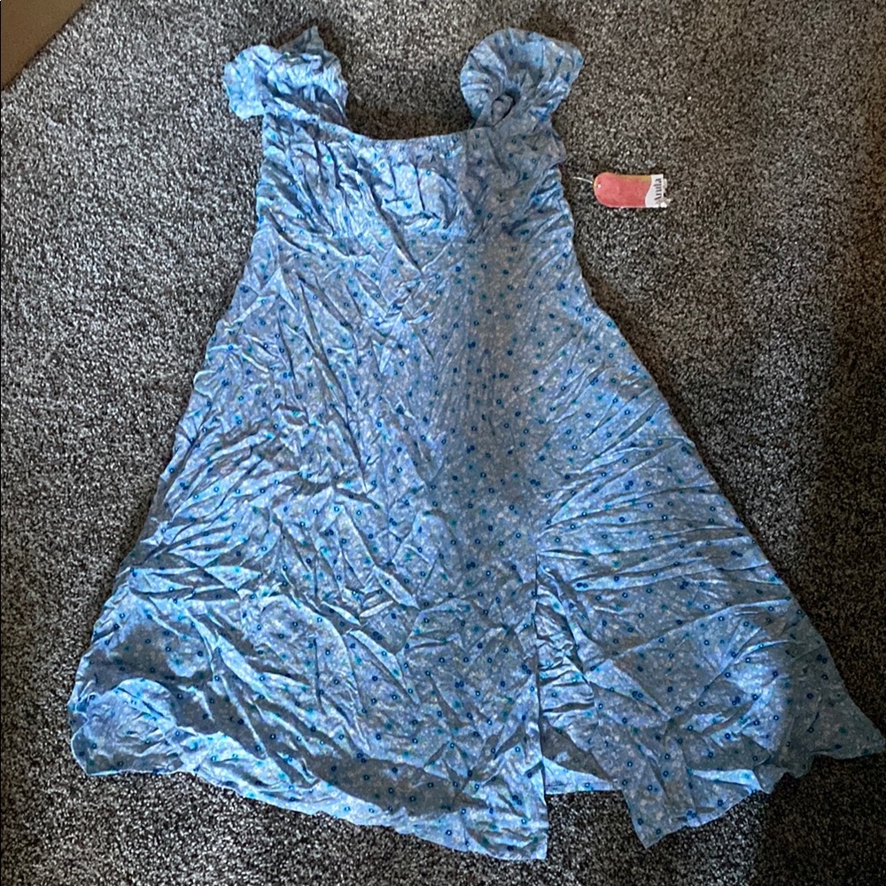 Blue Floral Dress